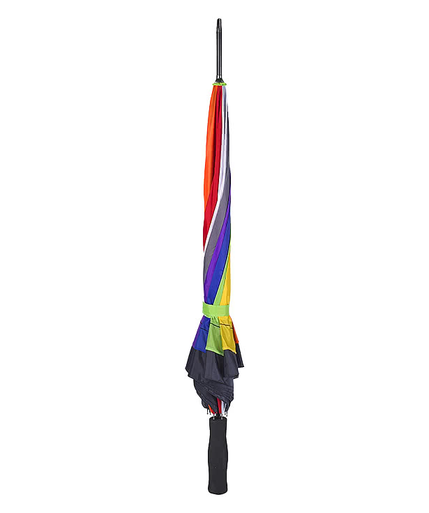 46" Arc Auto Open Rainbow Umbrella