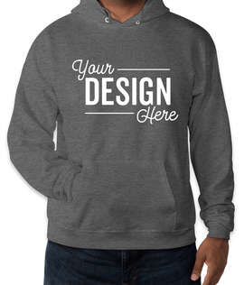 Hanes EcoSmart 50/50 Pullover Hoodie - Color: Charcoal Heather