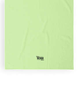 Midweight Embroidered Beach Towel - Color: Apple