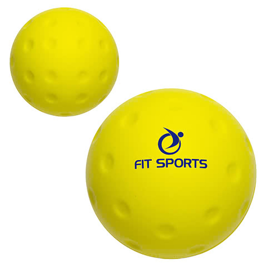 Pickleball Stress Reliever in Yellow