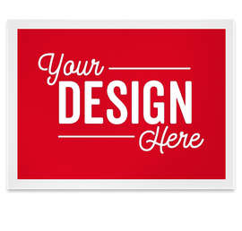 Full Color 24" x 18" Sign - Color: Red