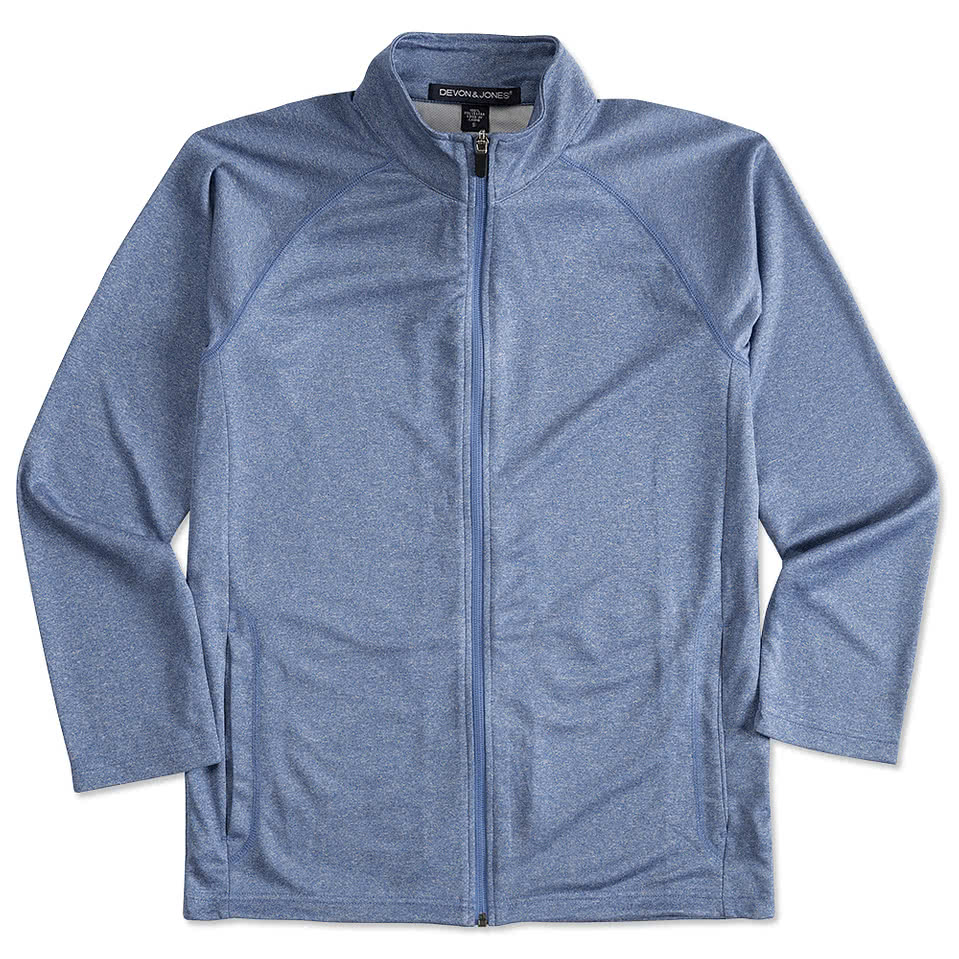 Devon & Jones Heather Performance Full Zip