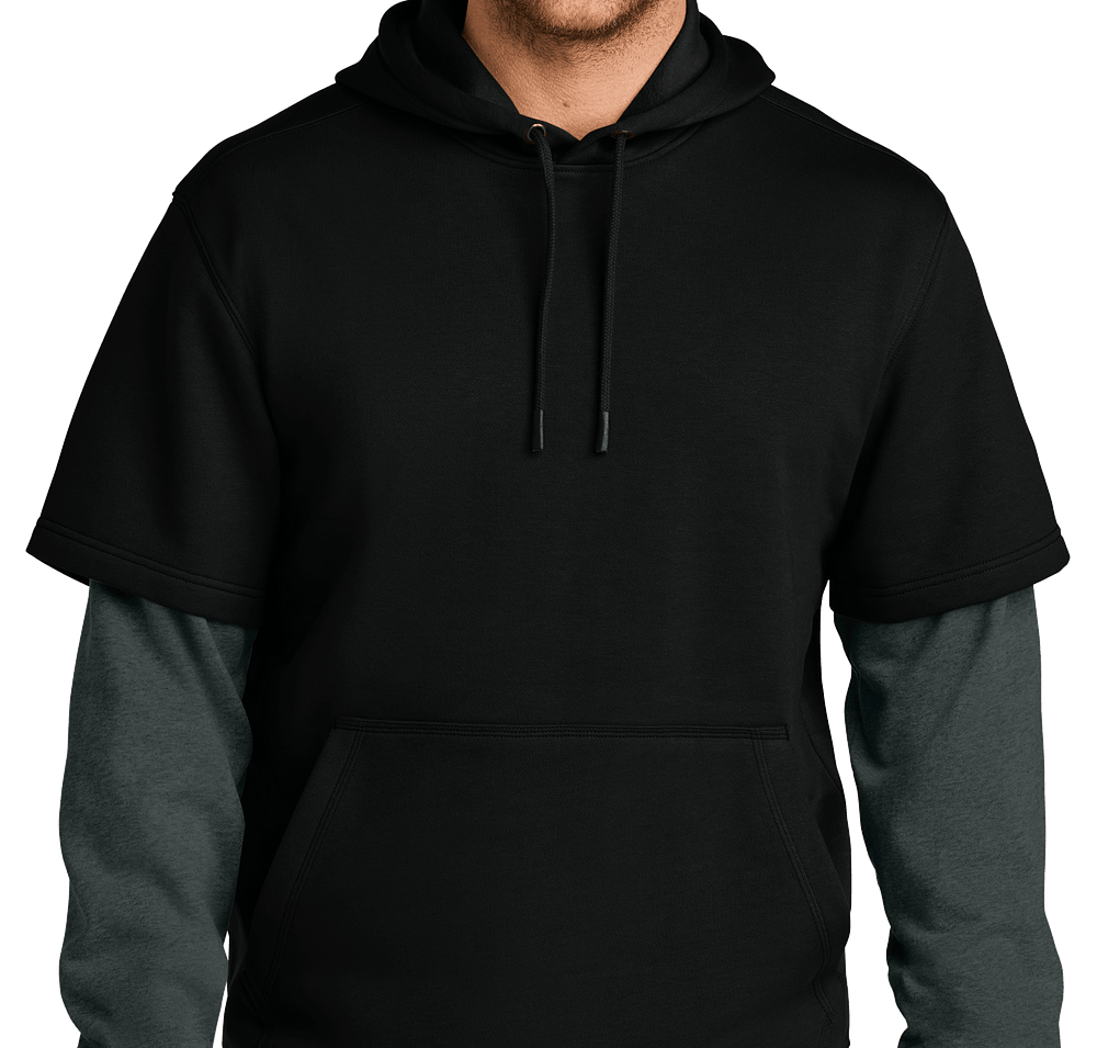 CornerStone Tough Fleece Layered Pullover Hoodie-default
