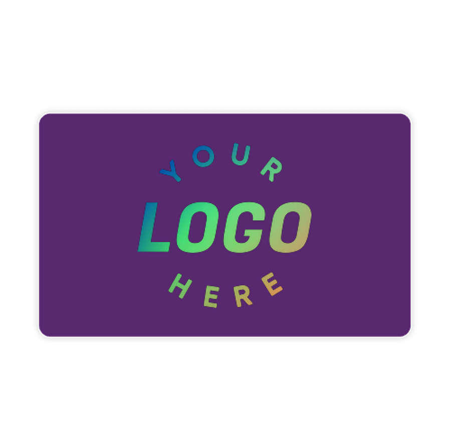 Full Color 5" x 3" Rectangle Roll Labels (Roll of 500) in Team Purple