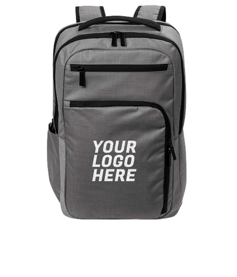 Port Authority Impact Tech 15" Computer Backpack in Gusty Grey Heather