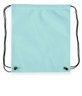 Promotional Non-Woven Drawstring Bag - Color: Aqua