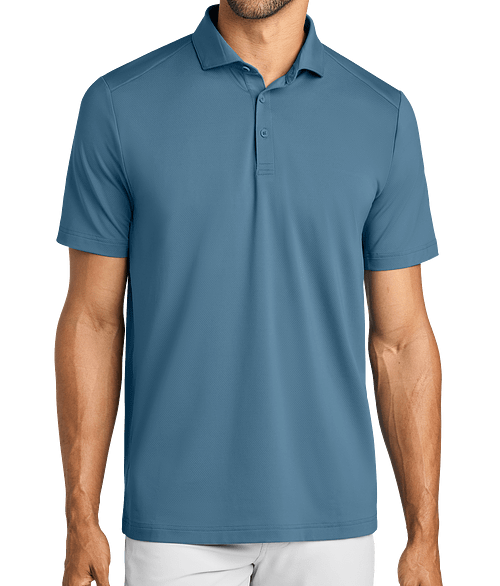 TravisMathew Onward Performance Polo - Printed in Copen Blue