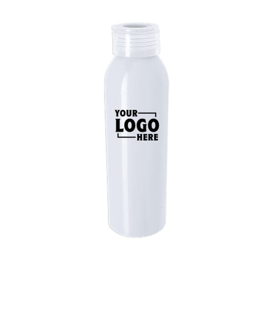 22 oz. Serene Aluminum Water Bottle in White