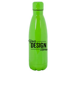17 oz. Copper Vacuum Insulated Water Bottle - Color: Neon Green
