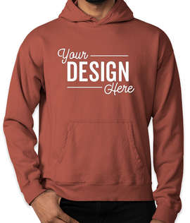 Hanes ComfortWash Garment Dyed Pullover Hoodie - Color: Nantucket Red