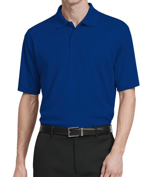 Blue Generation Lightweight Pique Polo - Printed in Royal