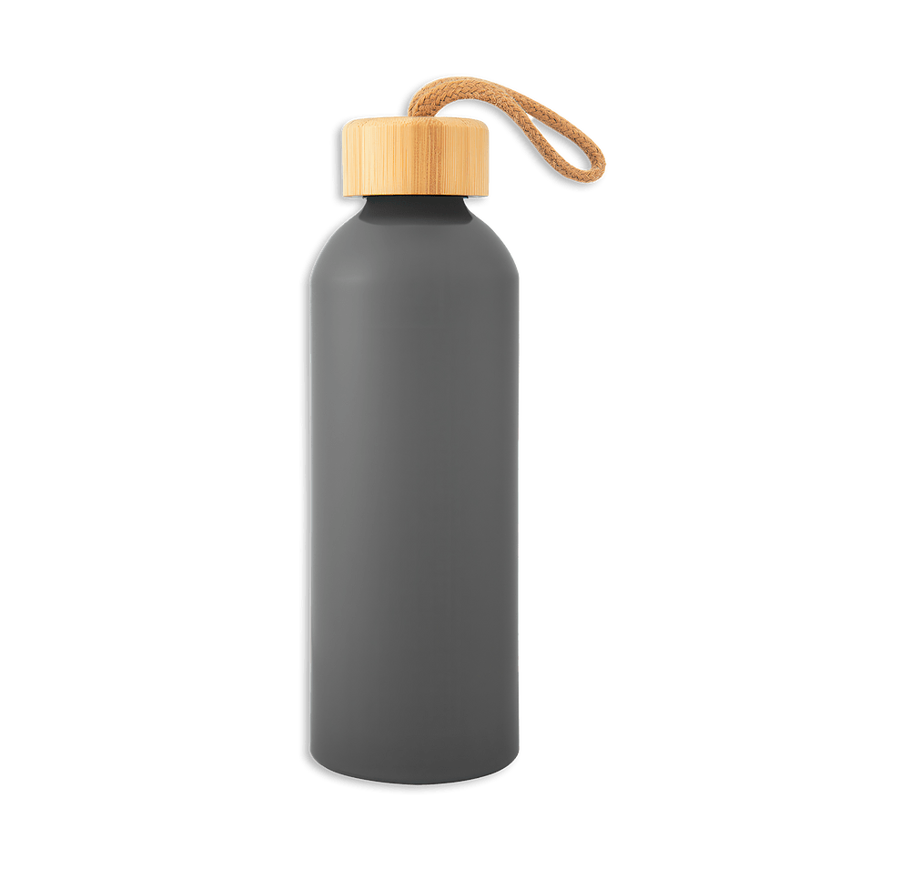 Full Color 25 oz. Blaire Recycled Aluminum Water Bottle with Bamboo Lid-default