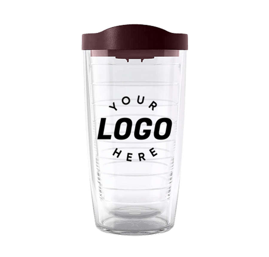 Tervis 16 oz. Classic Tumbler Enhanced Embroidered Emblem in Brown