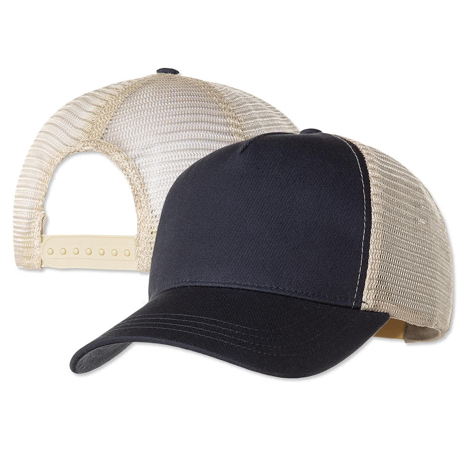Econscious Recycled Five Panel Snapback Trucker Hat - Embroidered