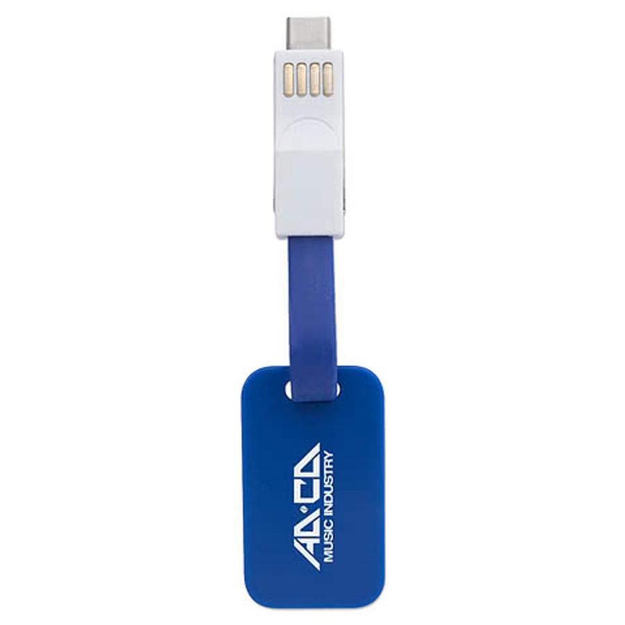 3-in-1 Magnetic Charging Cable in Orange