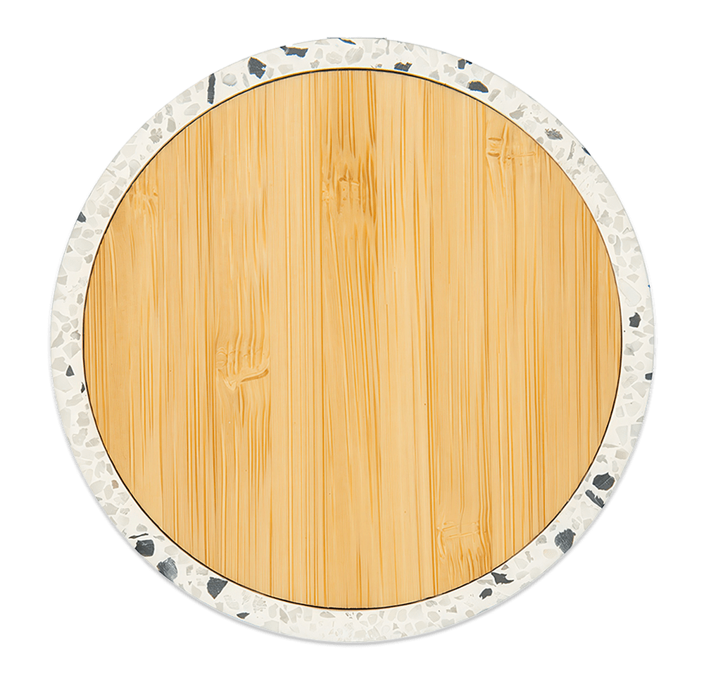 Laser Engraved 10W Speckle and Bamboo Portable Wireless Charger-default