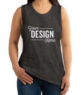 Next Level Women's Slim Fit Festival Muscle Tank - Color: Charcoal