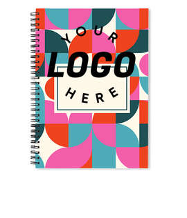 Abstract Modern JournalBooks ® Spiral Notebook - Color: Tropical