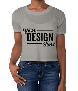Alternative Apparel Women's 50/50 Crop T-shirt