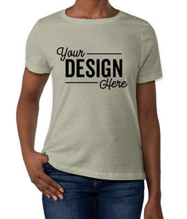 Bella + Canvas Women's Jersey T-shirt - Color: Heather Stone