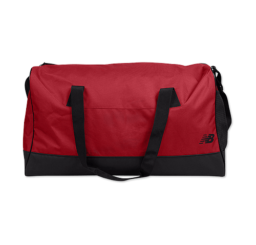 Full Color New Balance Essentials Large Duffel Bag in Red