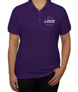 Port Authority Women's Silk Touch Polo - Color: Purple