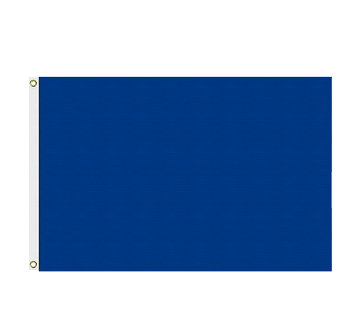 Full Color 6' x 4' Single Sided Flag in Royal Blue