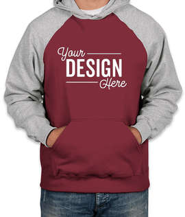 Holloway Raglan 50/50 Pullover Hoodie