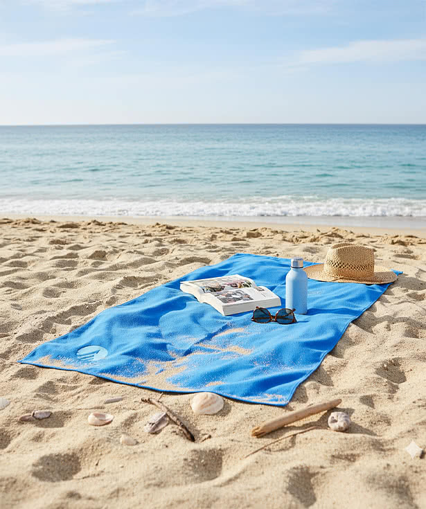 Boardwalk Microfiber Beach Towel
