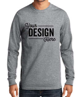 Port & Company Tall Essential Long Sleeve T-shirt - Color: Athletic Heather