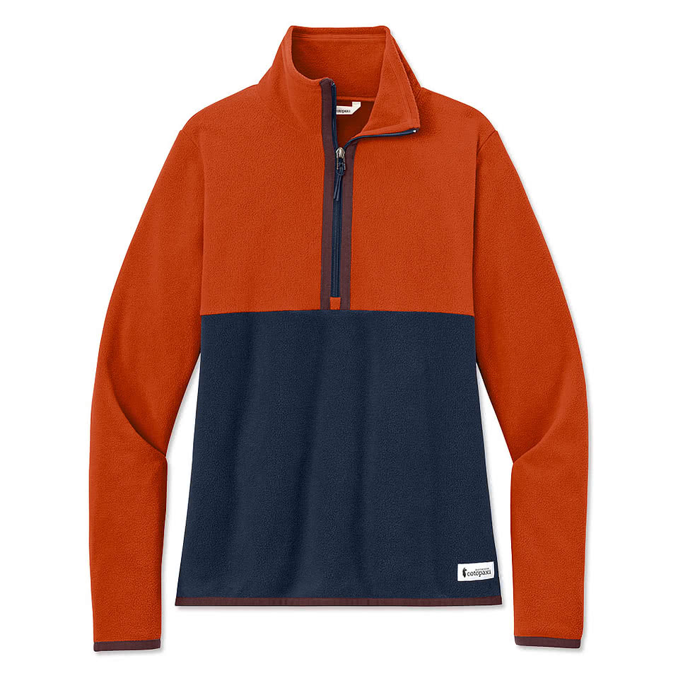 Cotopaxi Women's Amado Recycled Half Zip Fleece Pullover - Embroidered