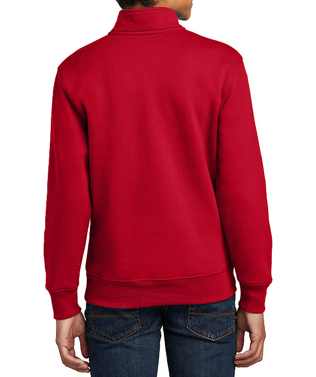 Port & Company Youth Core Quarter Zip Sweatshirt - Embroidered
