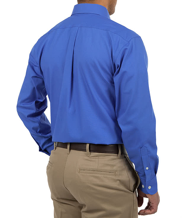 Devon & Jones Solid Dress Shirt - Embroidered