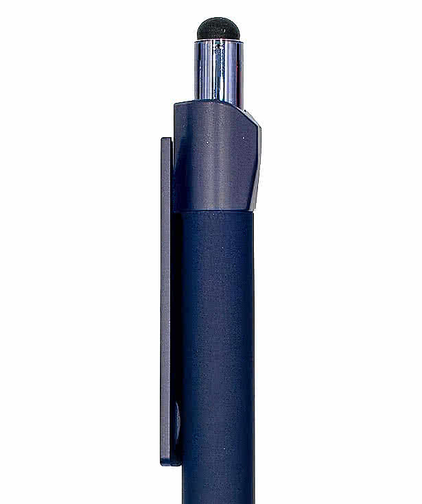 Laser Engraved Cache Touch Ballpoint Stylus Pen (black ink)