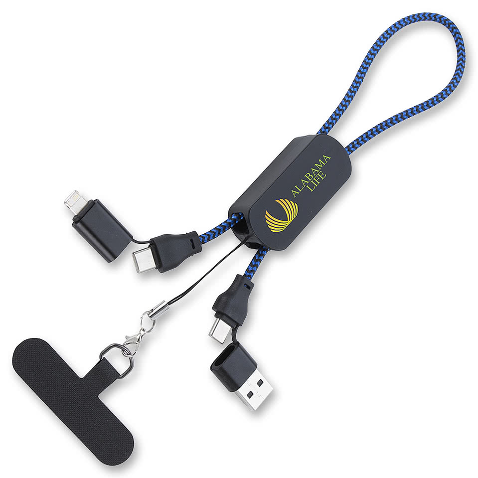 65W Wrist Strap Power Delivery Recycled Charging Cable