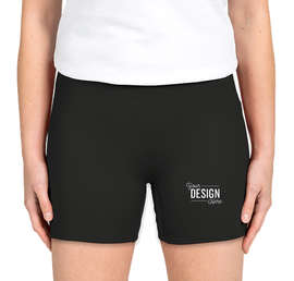 Badger Women's 4" Compression Shorts - Color: Black