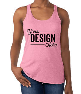 Next Level Women's Tri-Blend Racerback Tank - Color: Vintage Lilac