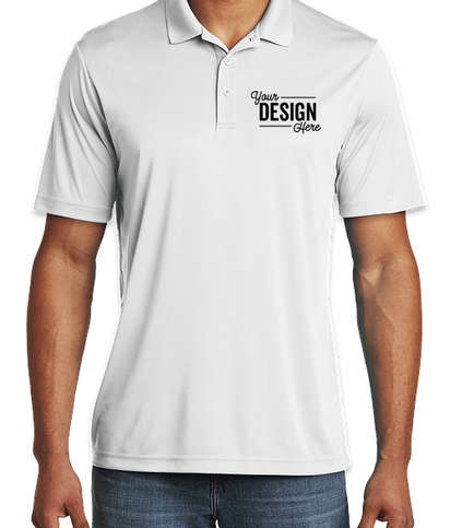 Sport-Tek Competitor Performance Polo - Embroidered - White