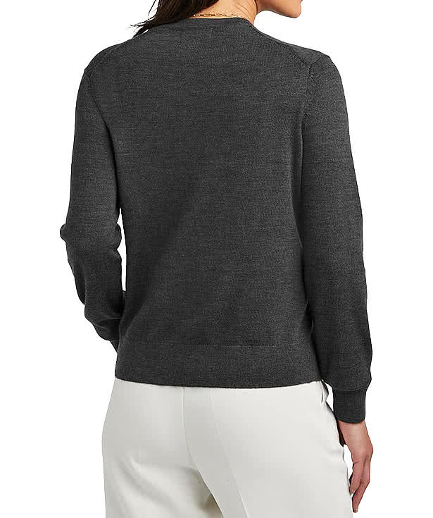 Brooks Brothers Women’s Merino Wool Button-Front Cardigan