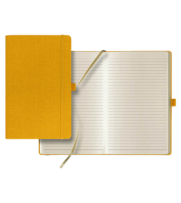 Castelli Debossed Montana Medio Lined Hard Cover Notebook