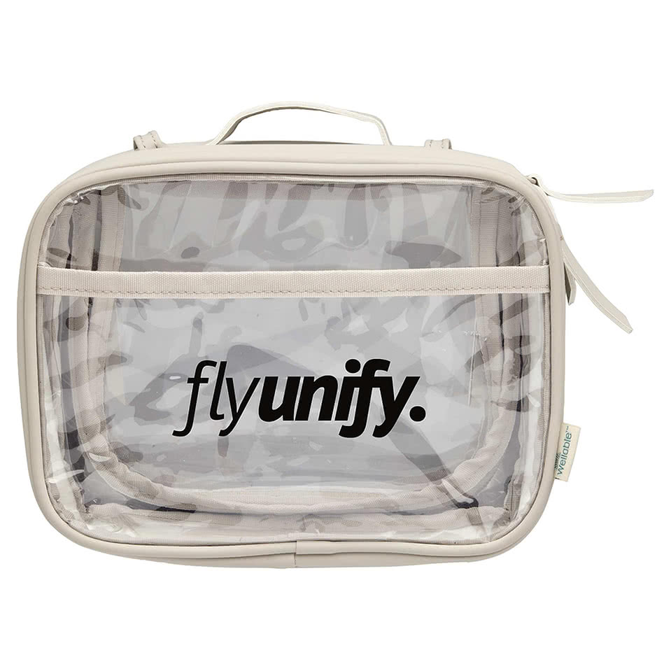 Full Color Wellable Clear Travel Case