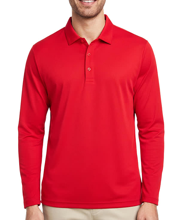 Team 365 Zone UPF 40+ Long Sleeve Performance Polo
