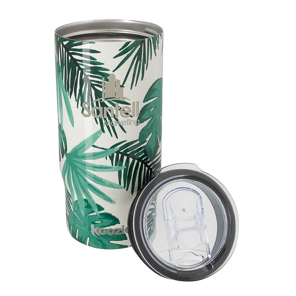 Koozie® Laser Engraved 15 oz. Slim Patterned Tumbler and Can Cooler