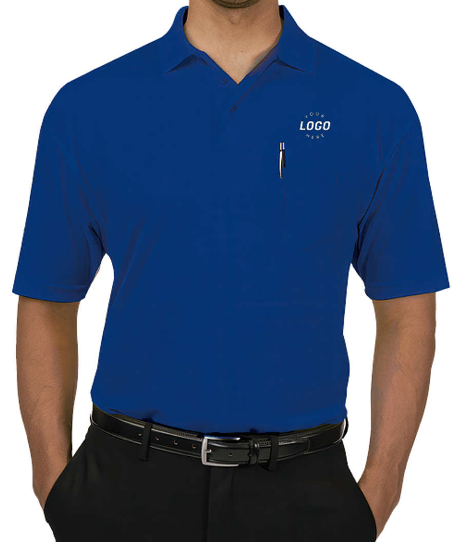 Blue Generation BLU-X-DRI Avenger Performance Pocket Polo - Printed in Royal