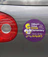 5.5 in. Circle Car Magnet