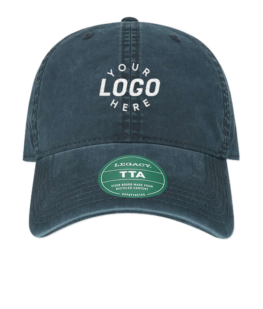 Legacy Terra Twill Six Panel Baseball Hat in Navy