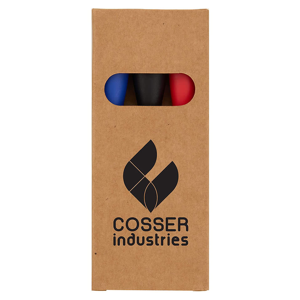 3-Piece Recycled Dry Erase Marker Set