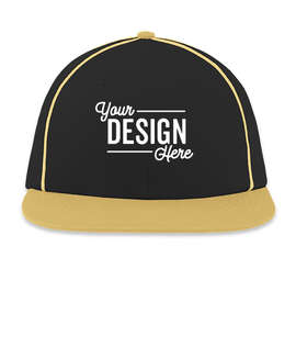 Pacific Headwear Momentum Snapback Baseball Hat - Color: Black / Vegas Gold