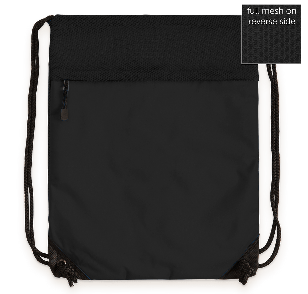 Port Authority Mesh Drawstring Bag-default