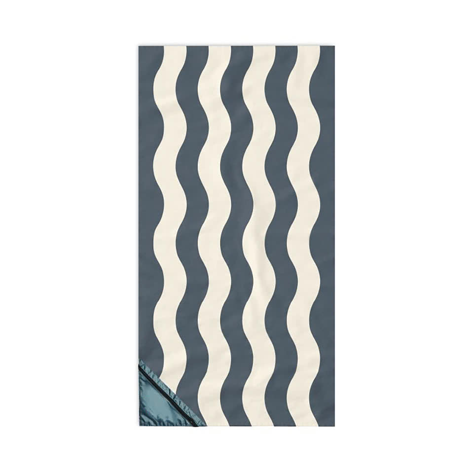 Slowtide Stripe Pocket Beach Towel